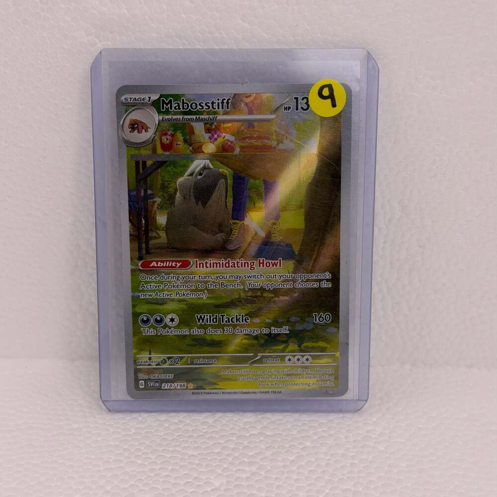 Mabosstiff Illustration Rare 218/198 - Scarlet & Violet Base Set